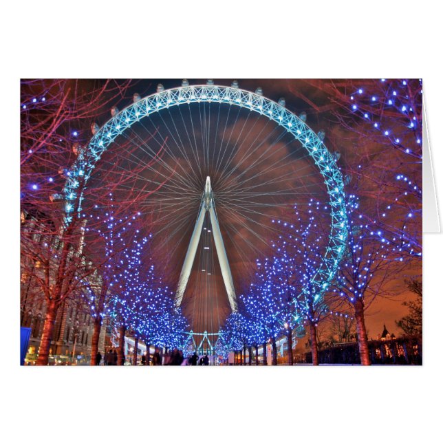London Eye at night (Front Horizontal)