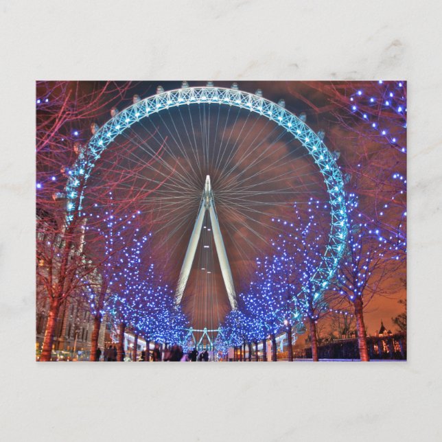 London Eye at night Postcard (Front)