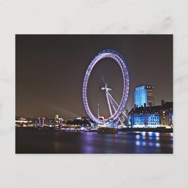 London Eye at Night Postcard (Front)