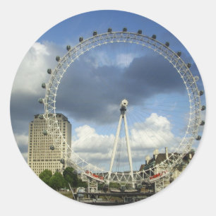 London Eye Classic Round Sticker
