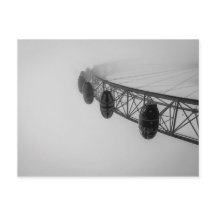 London Eye in Thick Fog