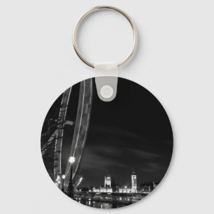 London Eye night view Key Ring