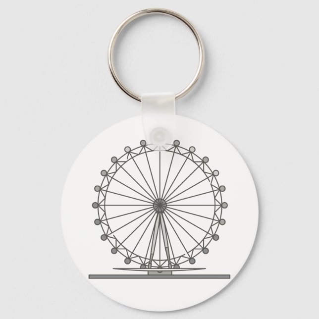 london eye World Landmark Key Ring (Front)