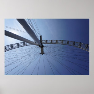 London Ferris Wheel Poster
