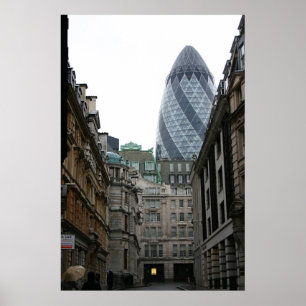 London Financial District Poster