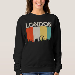 London Flag Skyline Flag Usa America State Sweatshirt