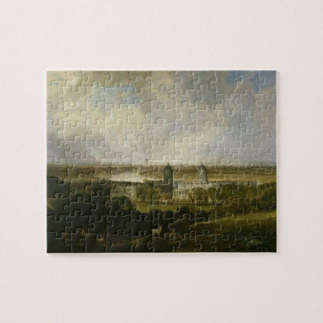 London from Greenwich Park by J M W Turner 1809 Jigsaw Puzzle (Horizontal)