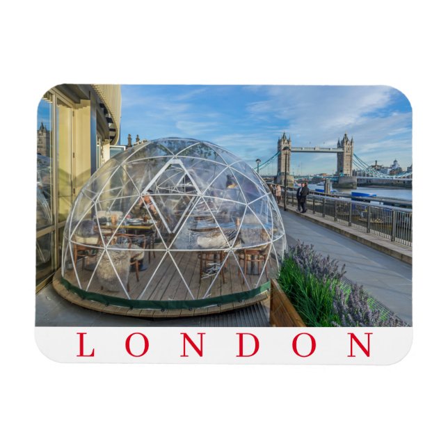 London giant igloo fridge magnet (Horizontal)