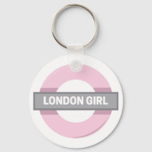 London Girl Underground Tube Sign