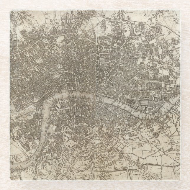 London Glass Coaster (Front)