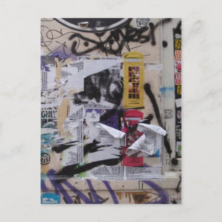 London Graffiti Postcard
