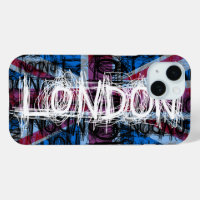 London Graffiti Scratch iPhone Case