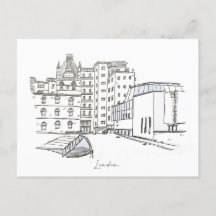 London hand sketch 