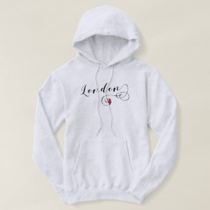 London Heart Hoodie, Great Britain, UK Hoodie