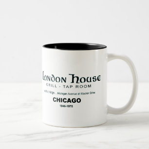 London House Restaurant Club, Chicago, IL Two-Tone Coffee Mug
