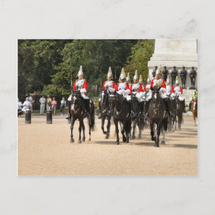 London, Household Cavalry, Changing the Guard Postcard