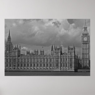 London Houses of Parliament & Big Ben Poster