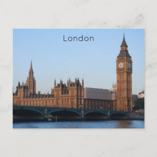 London - Houses of Parliament Holiday Postcard