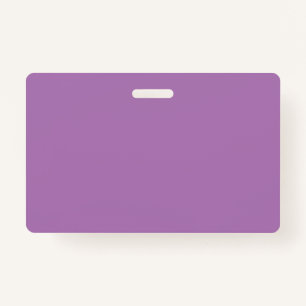 London Hue,Opera Mauve,Pale Purple, ID Badge