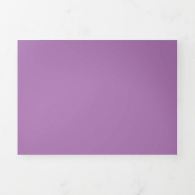 London Hue,Opera Mauve,Pale Purple, Tri-Fold Card (Cover)