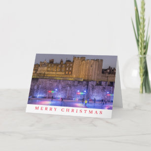 London ice skating rink Christmas card