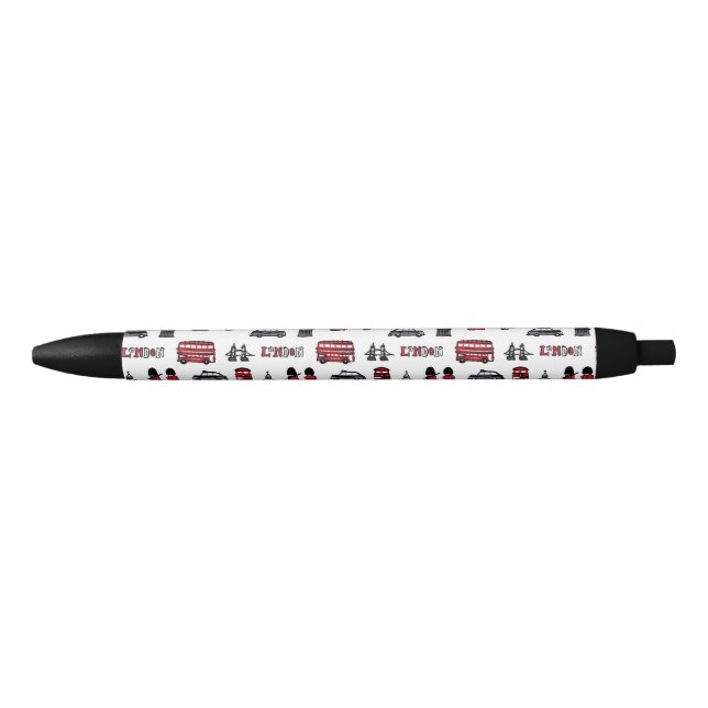 London icons black ink pen (Front)