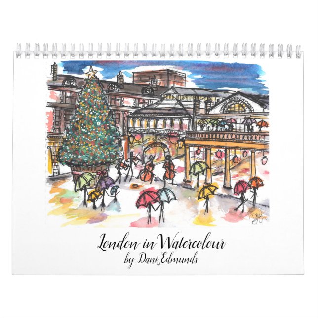 London in Watercolour 2021 Calendar (Cover)