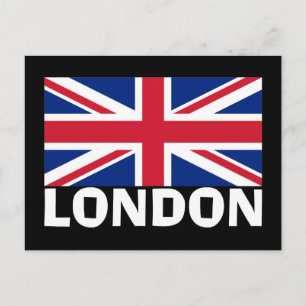 London in White Postcard