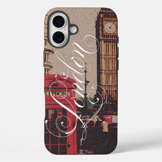London Landmark Vintage Photo Case-Mate iPhone Case (Back)