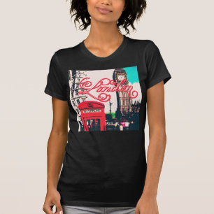 London Landmark Vintage Photo T-Shirt