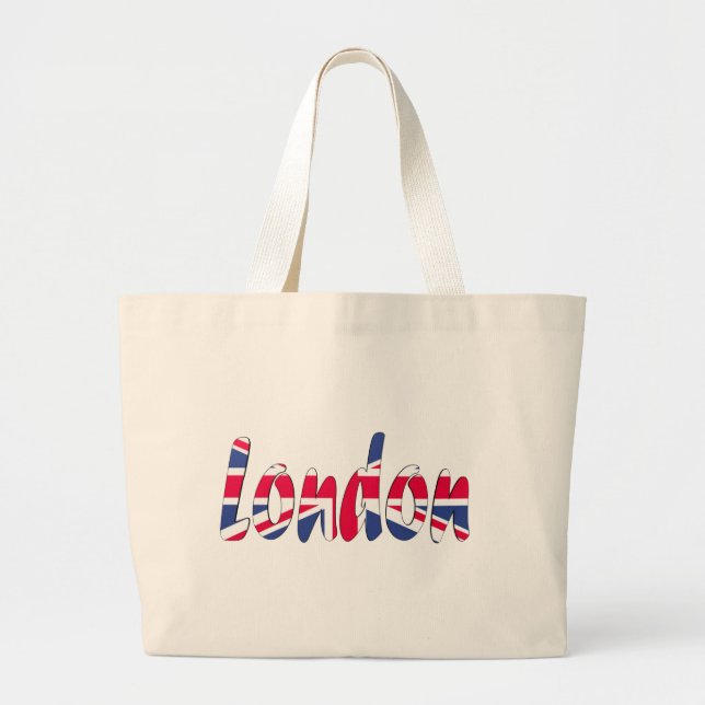 London Large Tote Bag (Front)