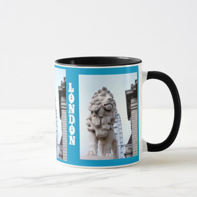 London Lion Statue Mug (Right)