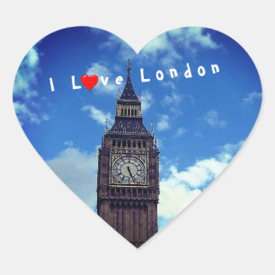 London Love Heart Sticker