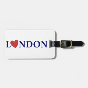 London love luggage tag