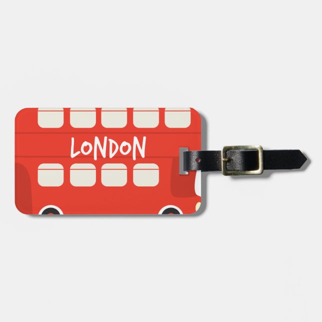 London Luggage Tag (Front Horizontal)