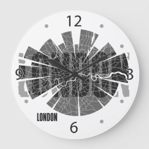 London Map Clock