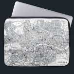 London Map Laptop Sleeve<br><div class="desc">Historic map of London</div>