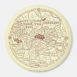 London Map Magnet