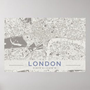 London map poster
