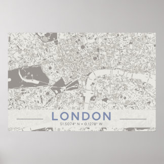 London map poster