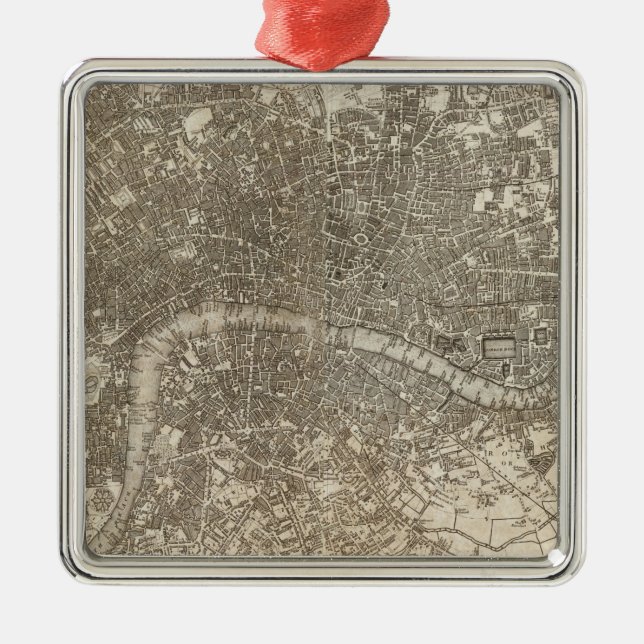 London Metal Tree Decoration (Front)