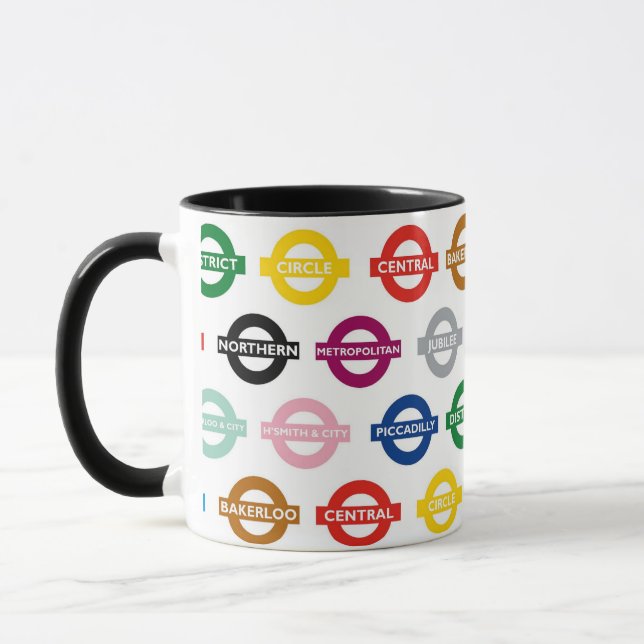 London Metro Signs Mug (Left)