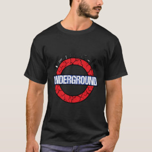 London Metro Uk Underground Distressed T-Shirt