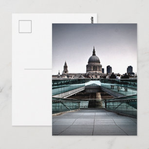 London - Millennium Bridge & St Pauls (6334) Postcard