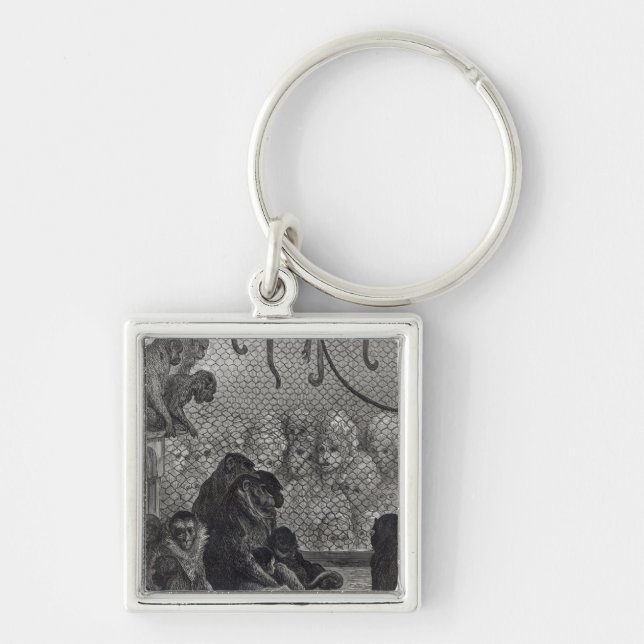 London' Monkeys Key Ring (Front)