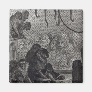 London' Monkeys Magnet