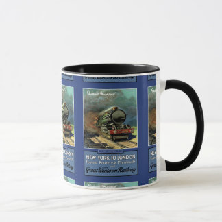 London  New York Great Western Railway Mug