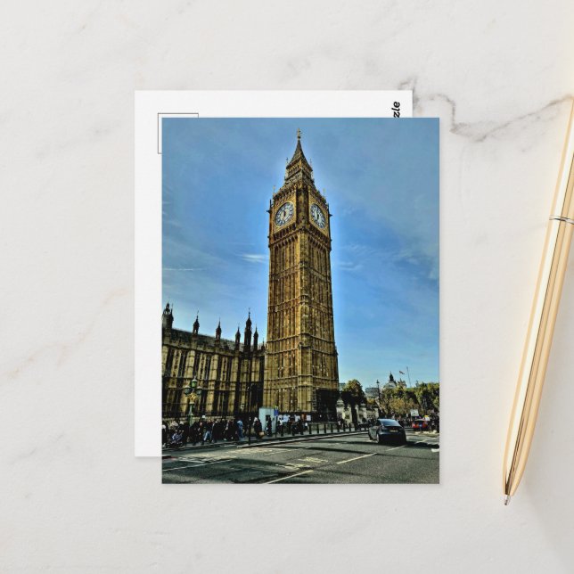 London notebook postcard (Front/Back In Situ)