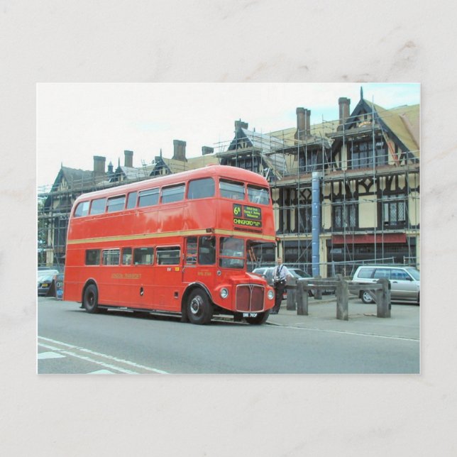 London,  old Routemaster doubledecker bus Postcard (Front)
