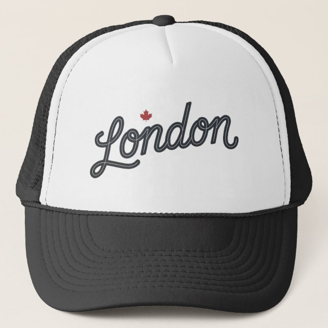 London Ontario Canada  Trucker Hat (Front)